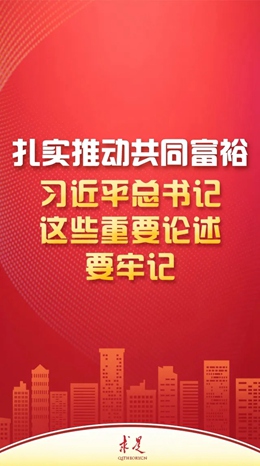 扎實推動共同富裕，習近平總書記這些重要論述要牢記